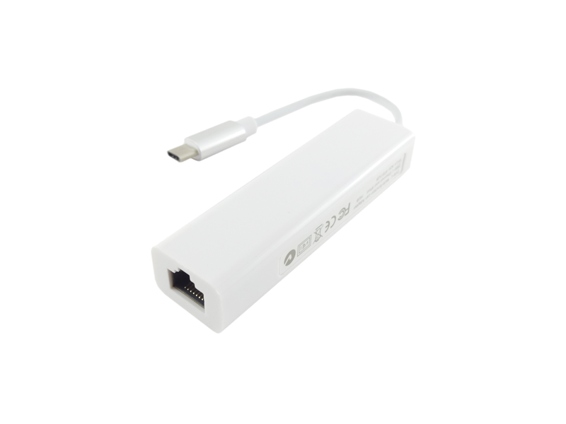 USB-C to RJ45 LAN Port and 3 USB Hub - Image 1